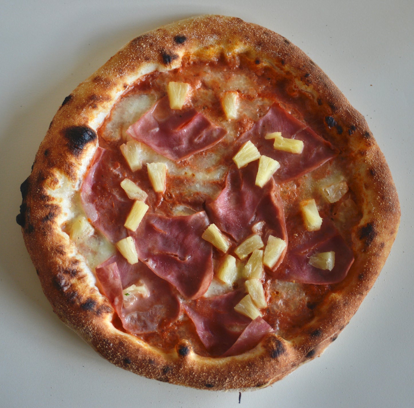 pre-baked Hawaiian Pizza