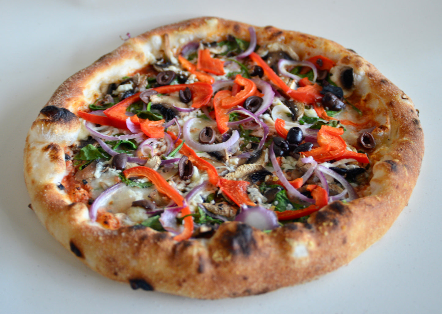 pre-baked Mediterranean Pizza