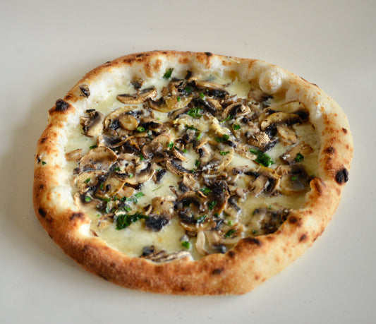 pre-baked Garlic Mushroom Pizza
